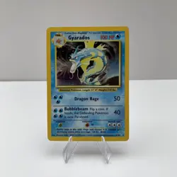 Pokemon Gyarados Card 6/102 Base Set Holo Rare Vintage 1999 WOTC Lightly Played - Image 1