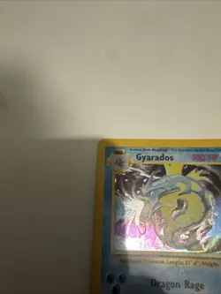 Pokemon Gyarados TCG Holo Rare Card 6/102 Base Set Vintage WOTC - Image 2