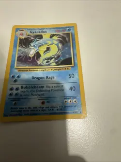 Pokemon Gyarados TCG Holo Rare Card 6/102 Base Set Vintage WOTC - Image 4