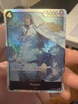 One Piece Kuzan Premium Booster OP02-096 PRB-01 SR English - Image 1