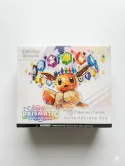 Pokemon Center Exclusive TCG Prismatic Evolutions Elite Trainer Box ETB - Sealed - Image 1