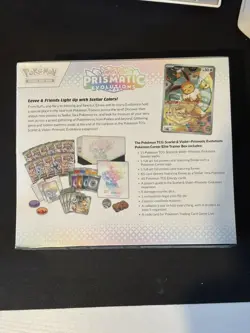 Pokemon Center Prismatic Evolutions ETB Elite Trainer Box Sealed in Acrylic case - Image 3