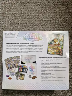 Pokemon TCG: Prismatic Evolutions Pokemon Center Elite Trainer Box ETB - Sealed - Image 2