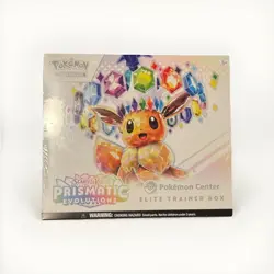 Pokemon Center Prismatic Evolutions Elite Trainer Box PC ETB Factory SEALED - Image 1
