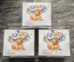 Pokemon Center ETB Elite Trainer Box Prismatic Evolutions Sealed Plastic Case - Image 1