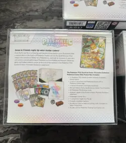 Pokemon Center ETB Elite Trainer Box Prismatic Evolutions Sealed Plastic Case - Image 5
