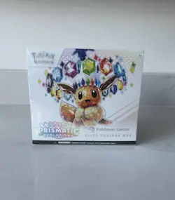 Prismatic Evolutions Pokemon Center Elite Trainer Box ETB Sealed with Case - Image 2