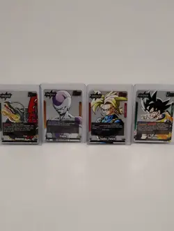 Dragon Ball Awaken Cards Lot of 4 SB02 FS04 FB07 Trunks Goku Frieza & shenron - Image 1