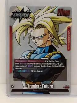 Dragon Ball Awaken Cards Lot of 4 SB02 FS04 FB07 Trunks Goku Frieza & shenron - Image 3