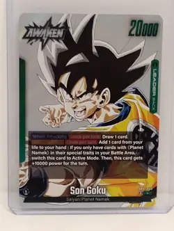 Dragon Ball Awaken Cards Lot of 4 SB02 FS04 FB07 Trunks Goku Frieza & shenron - Image 5