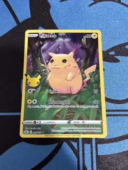 Pokemon TCG Pikachu Card 05/25 Celebrations 25th Anniversary Edition - Image 1