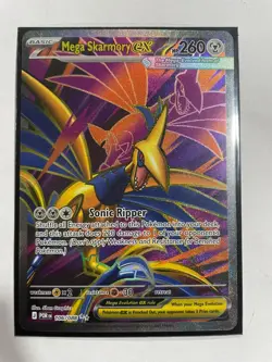 Mega Skarmory ex 106/088 Me03: Perfect Order Holo - NM Pokemon Card - Image 1