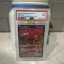 Mew ex 053 Sv: Scarlet & Violet Promo Cards Holo PSA 9 - Image 1