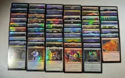 Magic Teenage Mutant Ninja Turtles Uncommon Foil Lot 58 Cards - Image 1