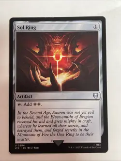 Sol Ring Commander: the Lord of the Rings:# 284 Uncommon - Image 1