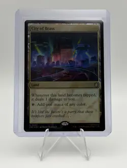 MTG - City of Brass - Teenage Mutant Ninja Turtles 62 - Surge Foil NM/M - Image 1