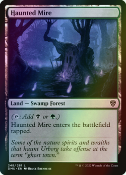 MTG Haunted Mire Foil ** Dominaria United ** English (NM) - Image 1