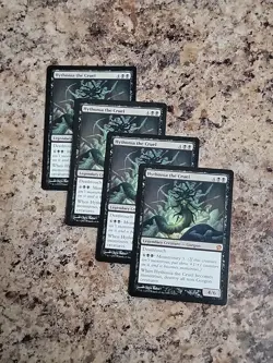 4x MTG Hythonia the Cruel Theros 91/249 Regular Mythic Playset Unplayed NM x4 - Image 2