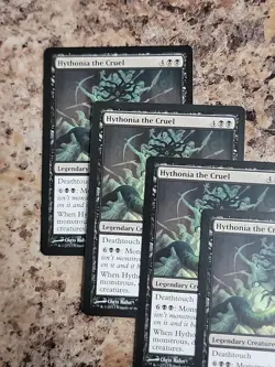 4x MTG Hythonia the Cruel Theros 91/249 Regular Mythic Playset Unplayed NM x4 - Image 4
