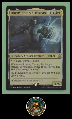 Universes Beyond: Fallout #5 Liberty Prime, Recharged FOIL - Image 1