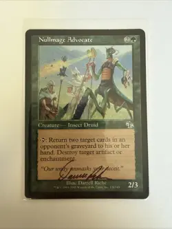 1x Signed Nullmage Advocate Mtg Judgment LP Free Shipping - Image 1