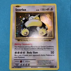 Snorlax XY179 Evolutions Black Star Promo Pokemon Card LP- - Image 5