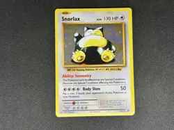 Snorlax XY179 Evolutions Black Star Promo Pokemon Card LP- - Image 1
