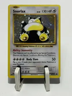 Pokemon TCG Snorlax XY179 Black Star Promo 2016 Holo Card - Image 1