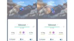 👍Non Shiny Glimmet (Nicht Schillernd Lumispross) Pokemon GO✌ Exchange 20k - Image 1