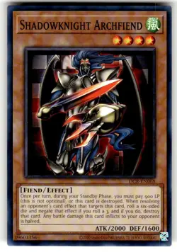 Yugioh 25th Anniversary Shadowknight Archfiend DCR-EN068 Common NM - Image 1