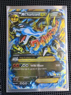 Pokemon M Charizard EX 230 HP 108/106 Flashfire Full Art Mega Holo Secret Rare - Image 1