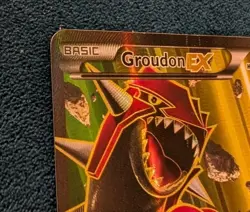 Pokemon TCG Groudon EX 150/160 Ultra Rare Full Art Foil XY Primal Clash HP - Image 3
