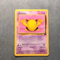Pokemon Vintage - Team Rocket - Drowzee 54/82 - MP/LP - Image 1