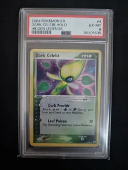 Pokemon TCG / Dark Celebi Holo / Englisch PSA 6 / #4/101 Hidden Legends - Image 1