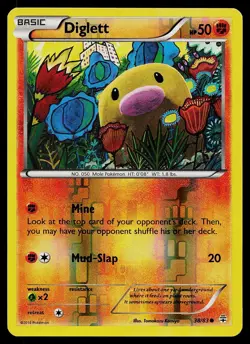 Pokemon Card - Diglett Generations 38/83 Reverse Holo Common 2016 - Image 1
