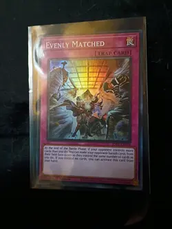 Evenly Matched - Super Rare - SDBT-EN038 - YuGiOh N/M - Image 1