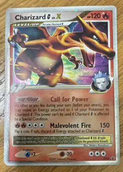 Charizard G LV. X Diamond & Pearl Promo Pokemon 2009 ****Heavily Played**** - Image 1