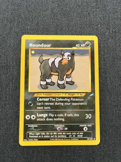 Pokemon TCG Houndour 43/105 Neo Destiny Regular Near Mint - Image 1