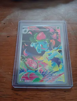 Ivysaur Illustration Rare 134/132 Near Mint Mega Evolution Pokemon TCG English - Image 1