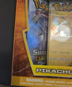 Pokemon TCG Shining Legends Pikachu Pin Collection Box | FACTORY-SEALED NEW - Image 4