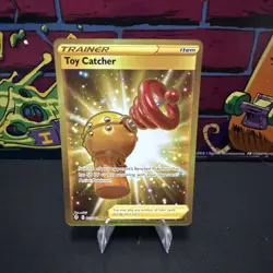 Pokemon Toy Catcher 233/203 Evolving Skies Secret Rare Holo Foil Trainer Item - Image 1