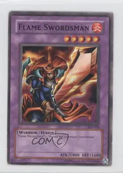 Flame Swordsman Unlimited YuGiOh Starter Deck Joey #SDJ-024 2003 READ - Image 1