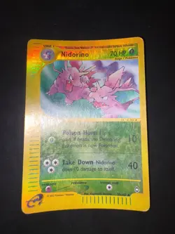 Pokemon 2002 Nidorino 55/147 Aquapolis Reverse Holo ENG - Image 1