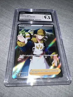 Pokemon Cgc 9.5 Mint Crown Zenith Ultra Rare Volo 151/159 - Image 1
