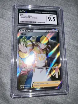 Pokemon Cgc 9.5 Mint Crown Zenith Ultra Rare Volo 151/159 - Image 4