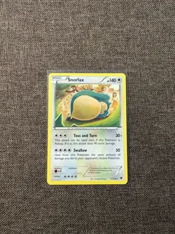 Pokemon Snorlax Basic Regular 77/124 2016 HP 140 - Image 1