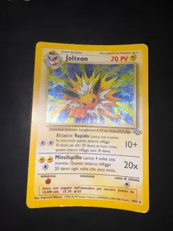 Carta Pokemon Jolteon 4/64 Jungle Rara Holo Wizards ITA Vintage - Image 1