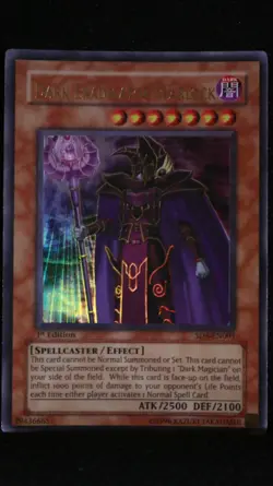 YuGiOh • Dark Eradicator Warlock • SD6-EN001 • Holo Ultra Rare 1st Edition • LP - Image 1