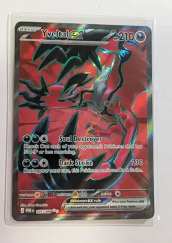 Pokemon TCG Perfect Order English Yveltal EX 105/088 Ultra Rare Full Art NM - Image 1