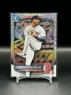 2025 Bowman Draft Chrome Marcus Phillips 1st Mega Box Mojo Refractor #BDC-54 - Image 1